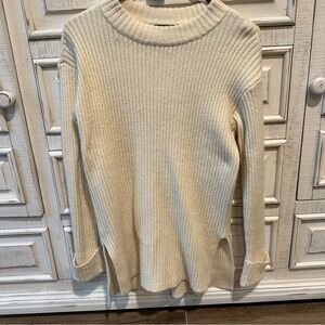 Ann Taylor Crew Neck Tunic Sweater